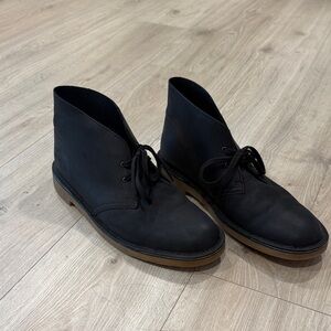 Clarks Black Chukka Boots for Men